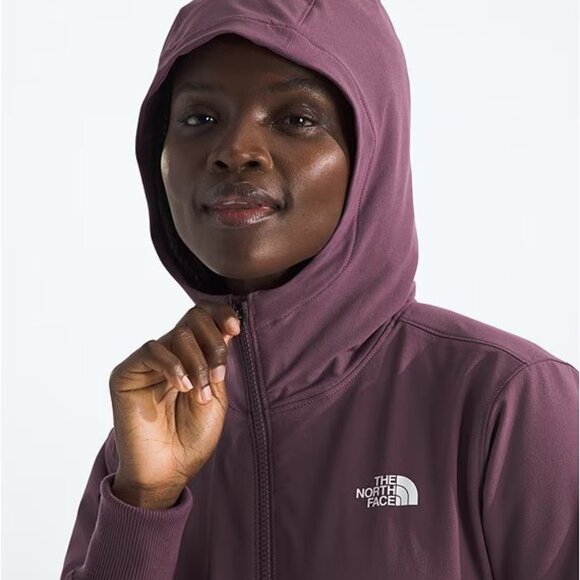 The North Face Women's Shelbe Raschel Fleece Hoodie Jacket Mauve, Size Medium - Picture 16 of 16